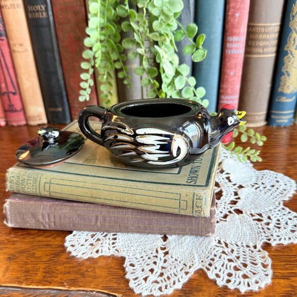Vintage Redware Chicken Creamer - Picture 10 of 16